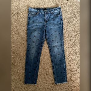 AQUA jeans with star print